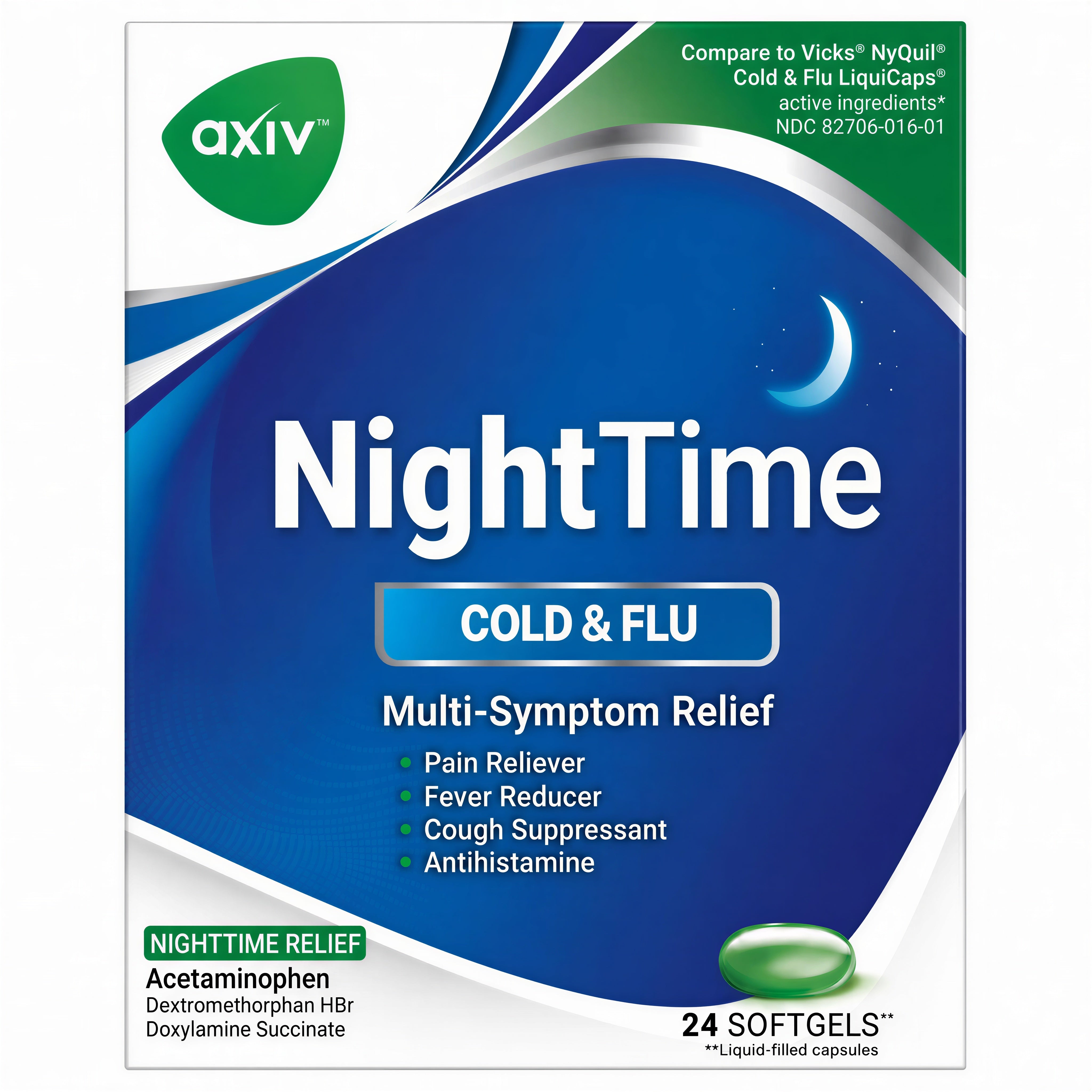 AXIV PACK: ALLERGY (1 BOX) + NIGHT TIME  (1 BOX)