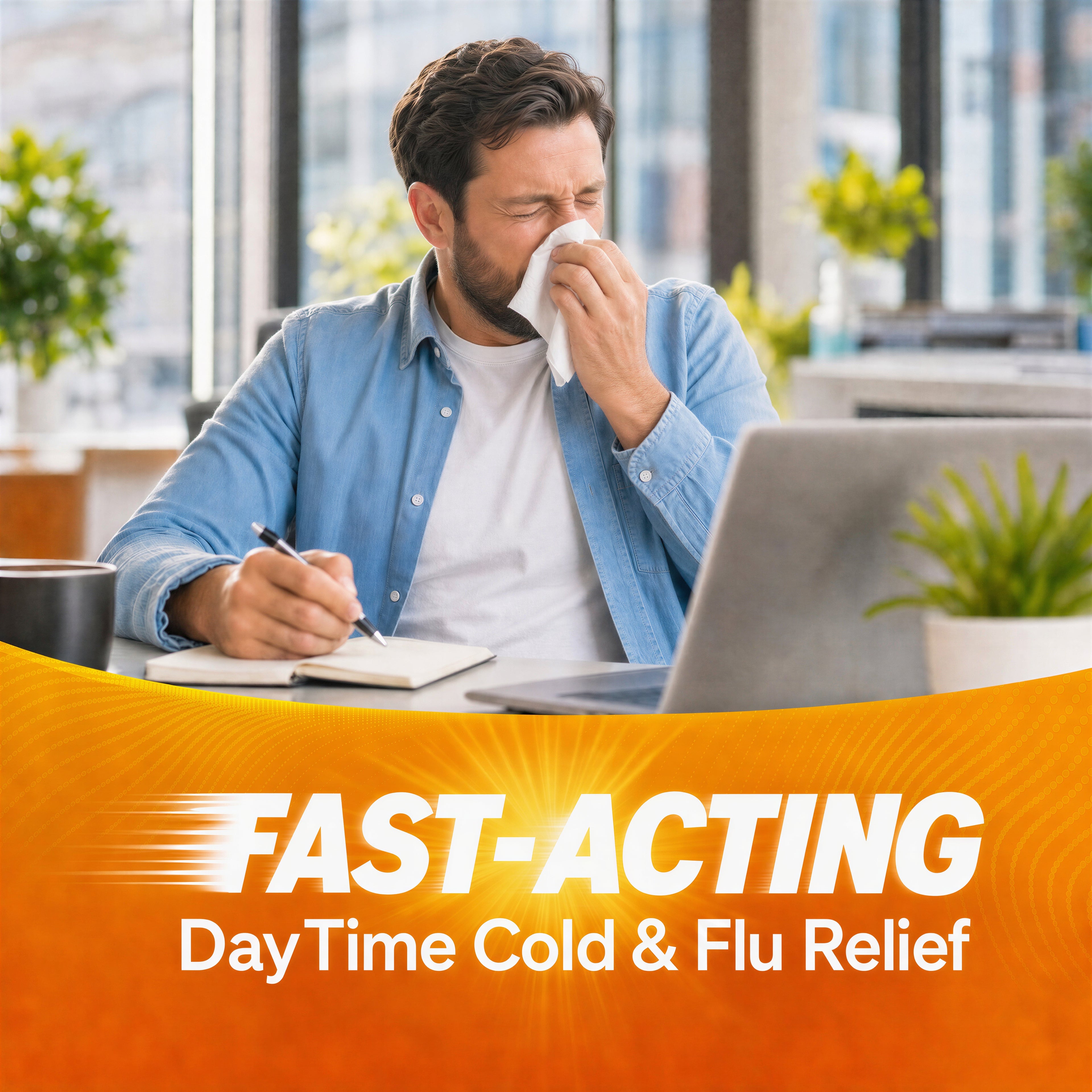 AXIV Day & Night Cold & Flu Medicine Combo Pack Softgels, Daytime & Nighttime
