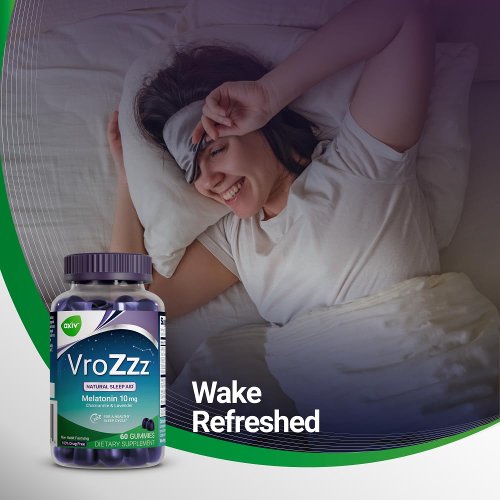 AXIV VroZzz Natural Sleep aid 60 Gummies