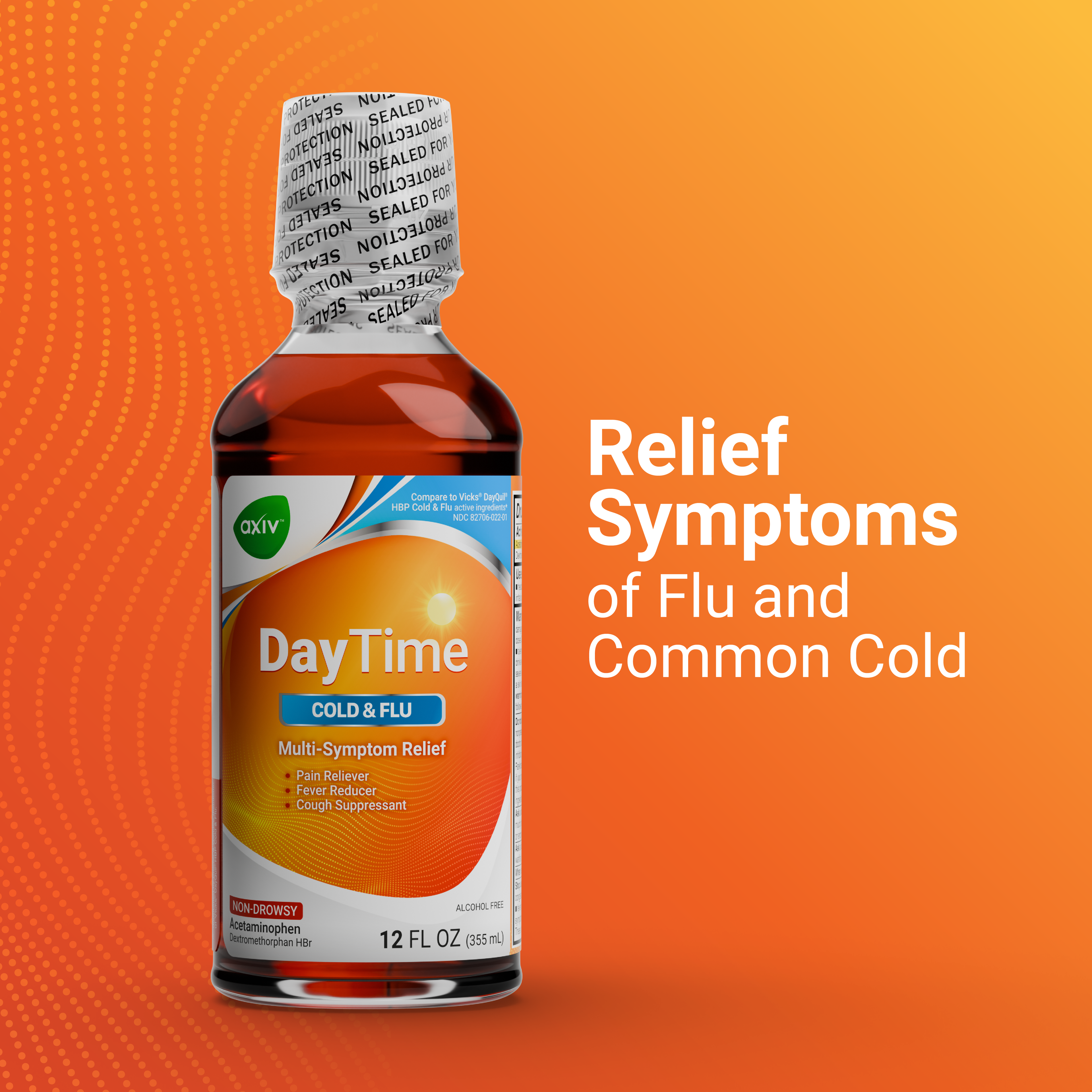 AXIV DayTime Liquid 12 Fl oz Cold Relief 2