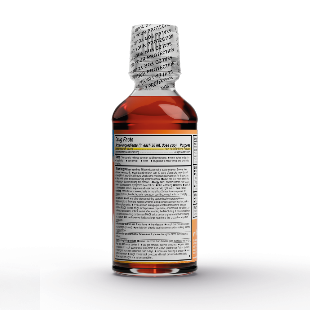 AXIV DayTime Liquid 12 Fl oz Drug facts