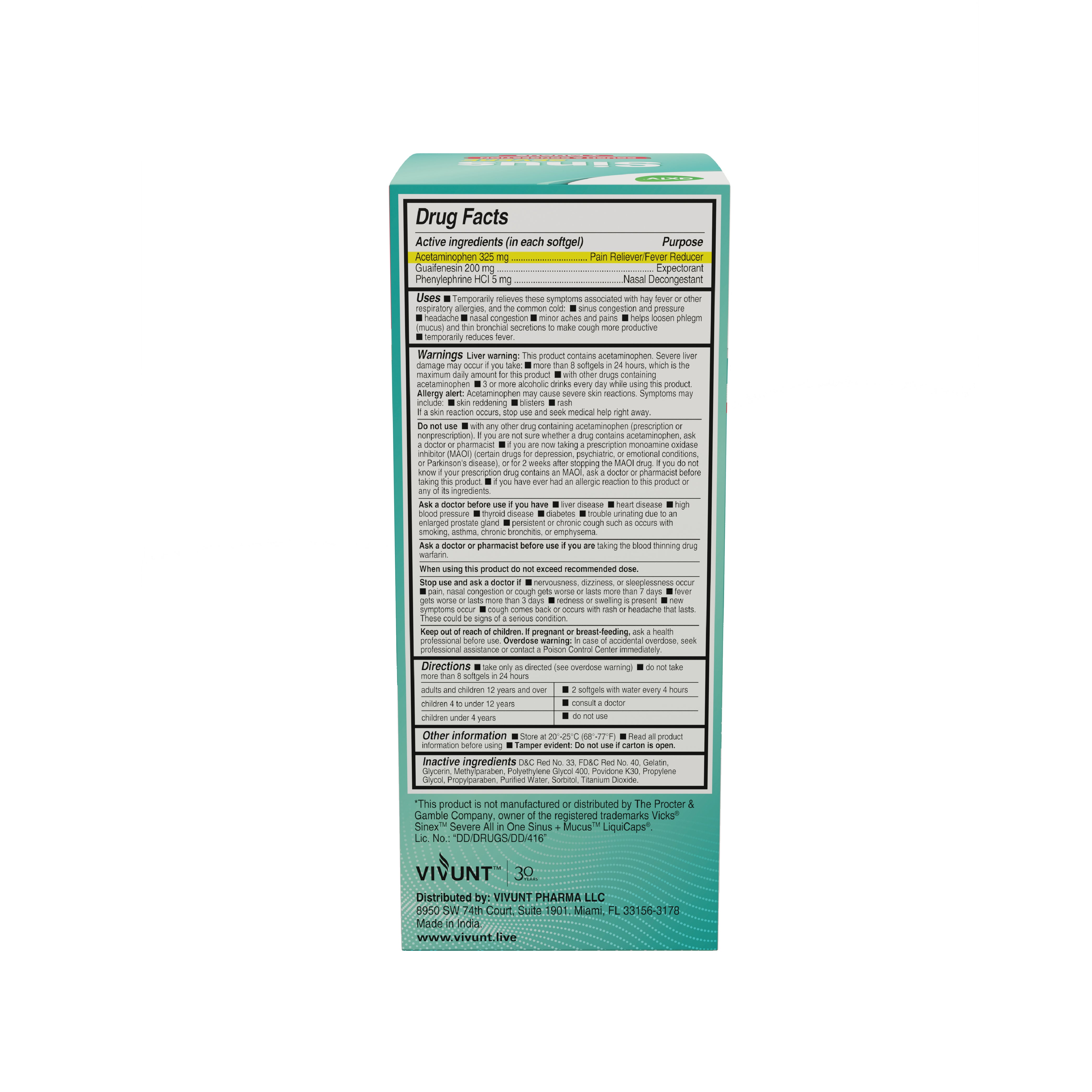 AXIV Sinus Severe + Mucus C-Store