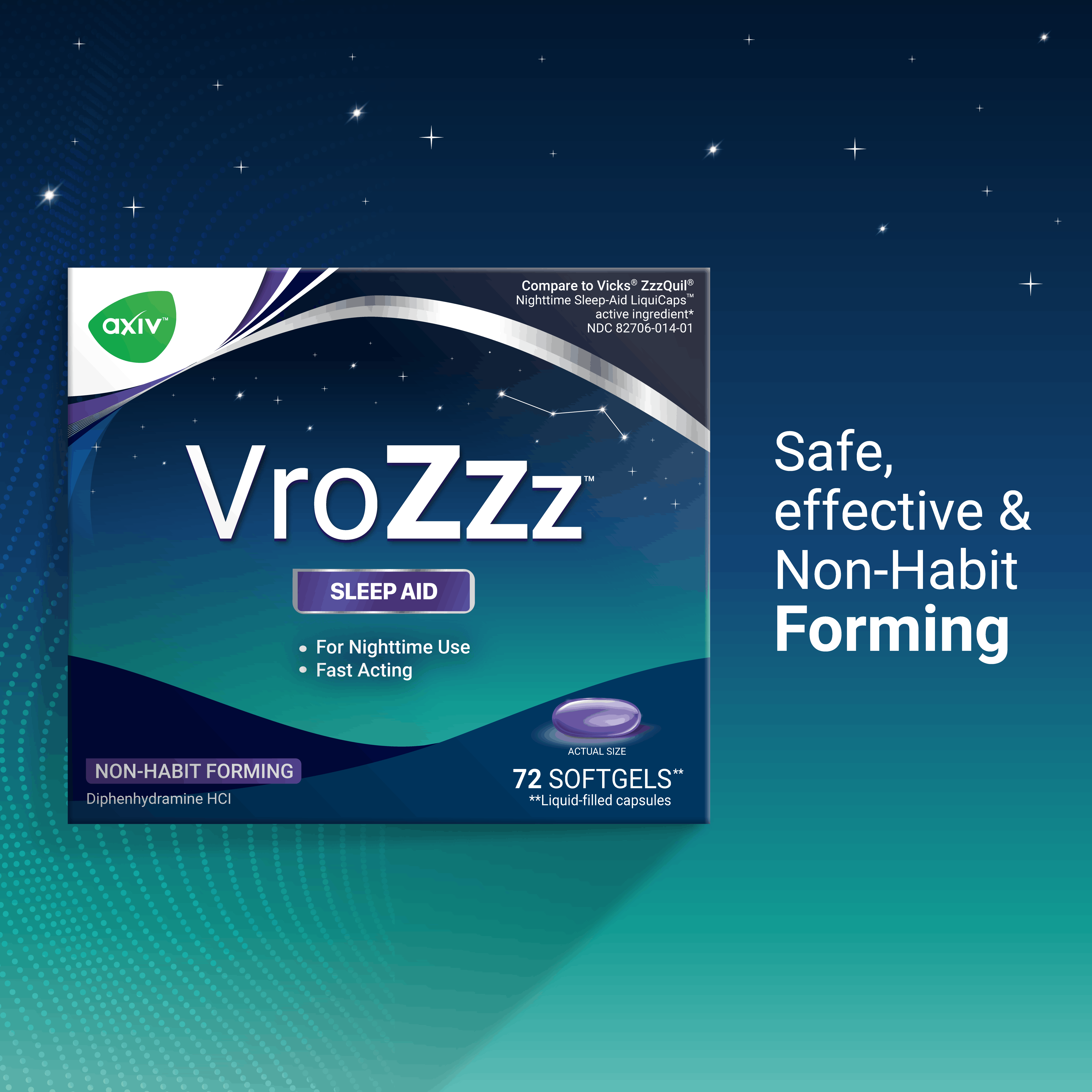 Non Habit Forming Sleep Aid Softgels for Better Night Sleep Non Habit Forming Sleep Aid Softgels for Better Night Sleep