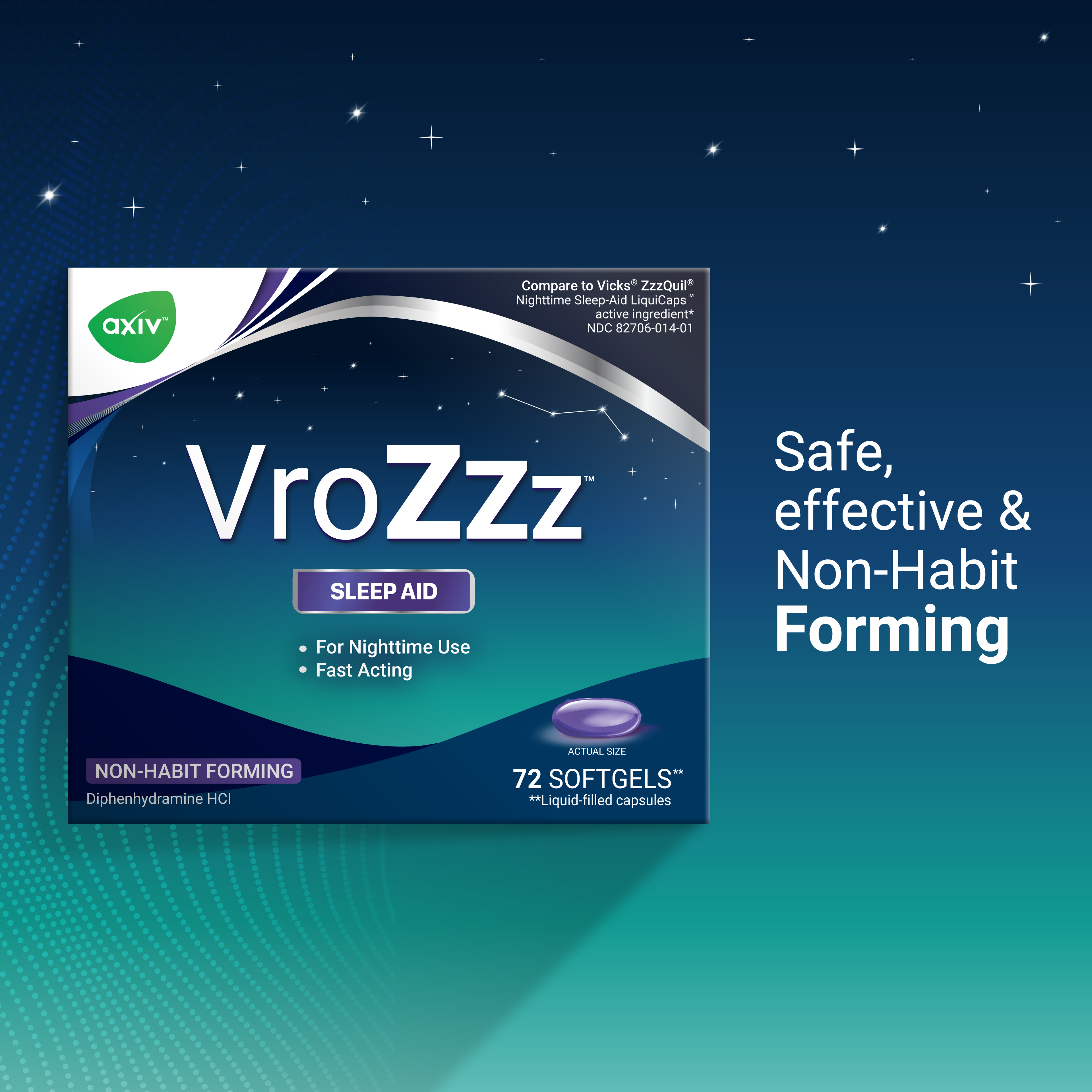 AXIV VroZzz 72 Softgels 2