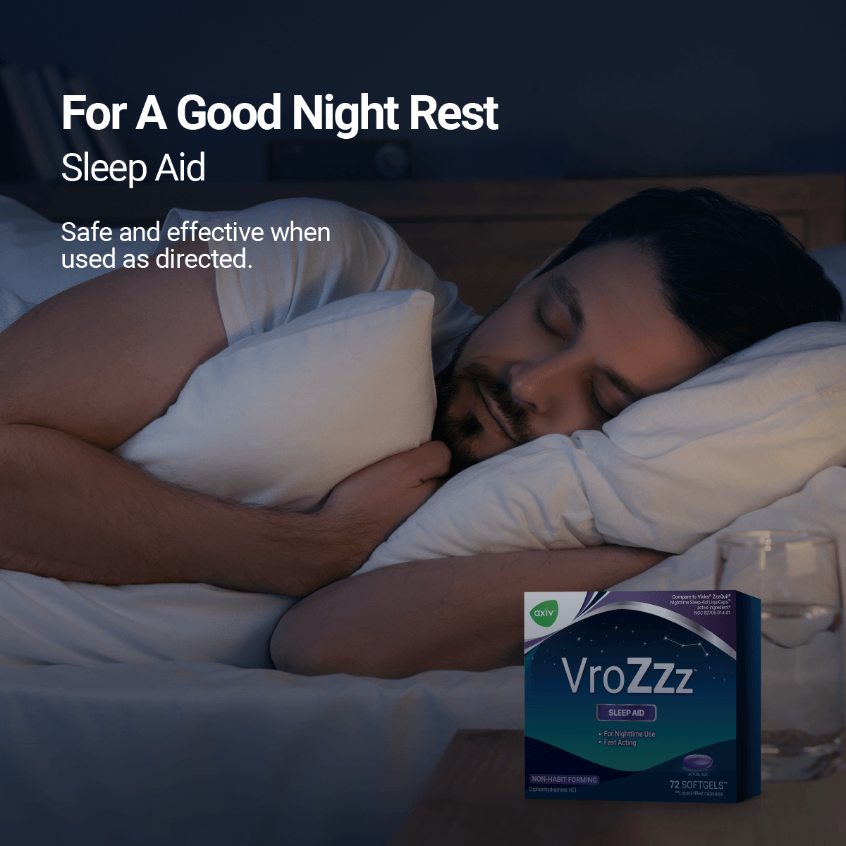 Non Habit Forming Sleep Aid Softgels for Better Night Sleep Non Habit Forming Sleep Aid Softgels for Better Night Sleep