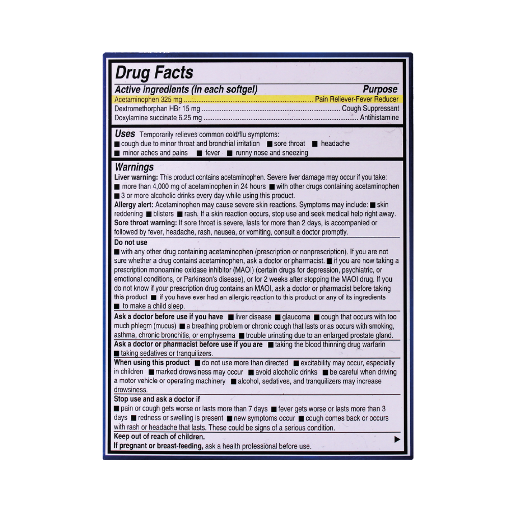 AXIV PACK: SINUS SEVERE 24 (1 BOX) + NIGHTIME 24 (1 BOX)