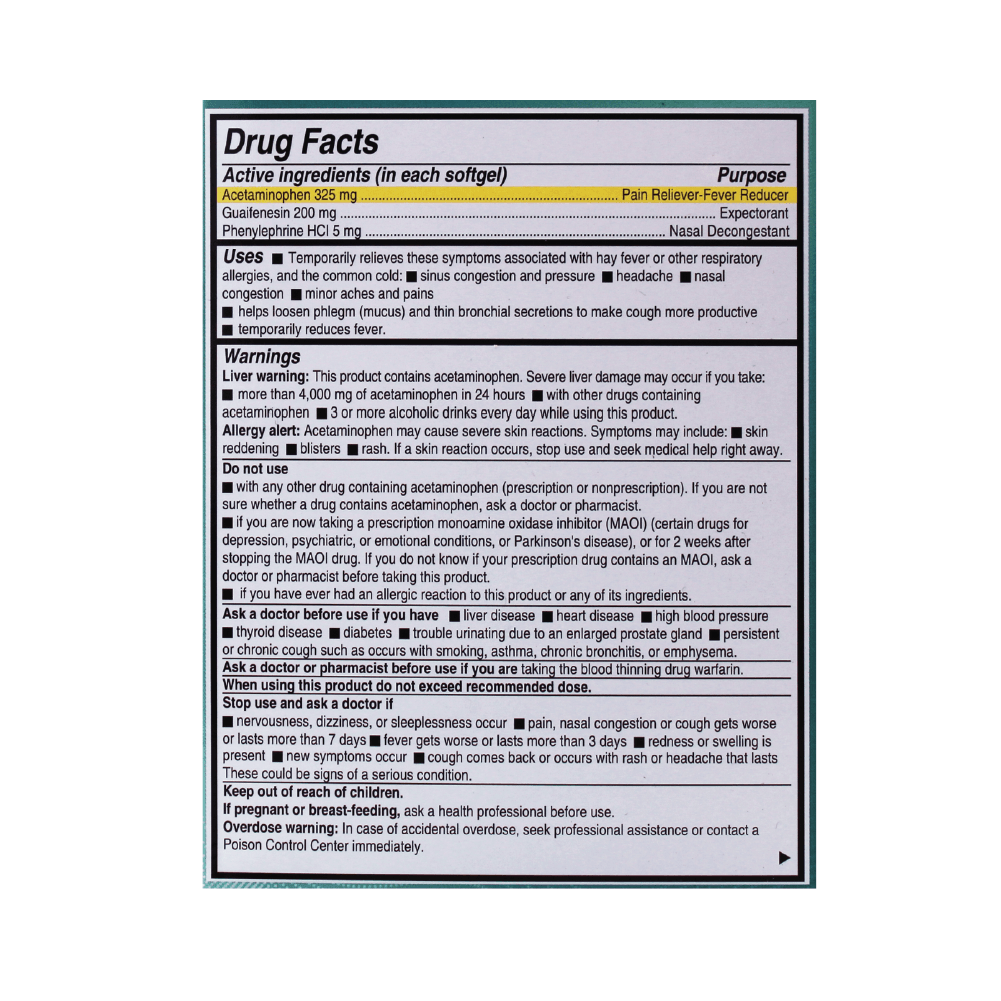 AXIV PACK: SINUS SEVERE 24 (1 BOX) + NIGHTIME 24 (1 BOX)